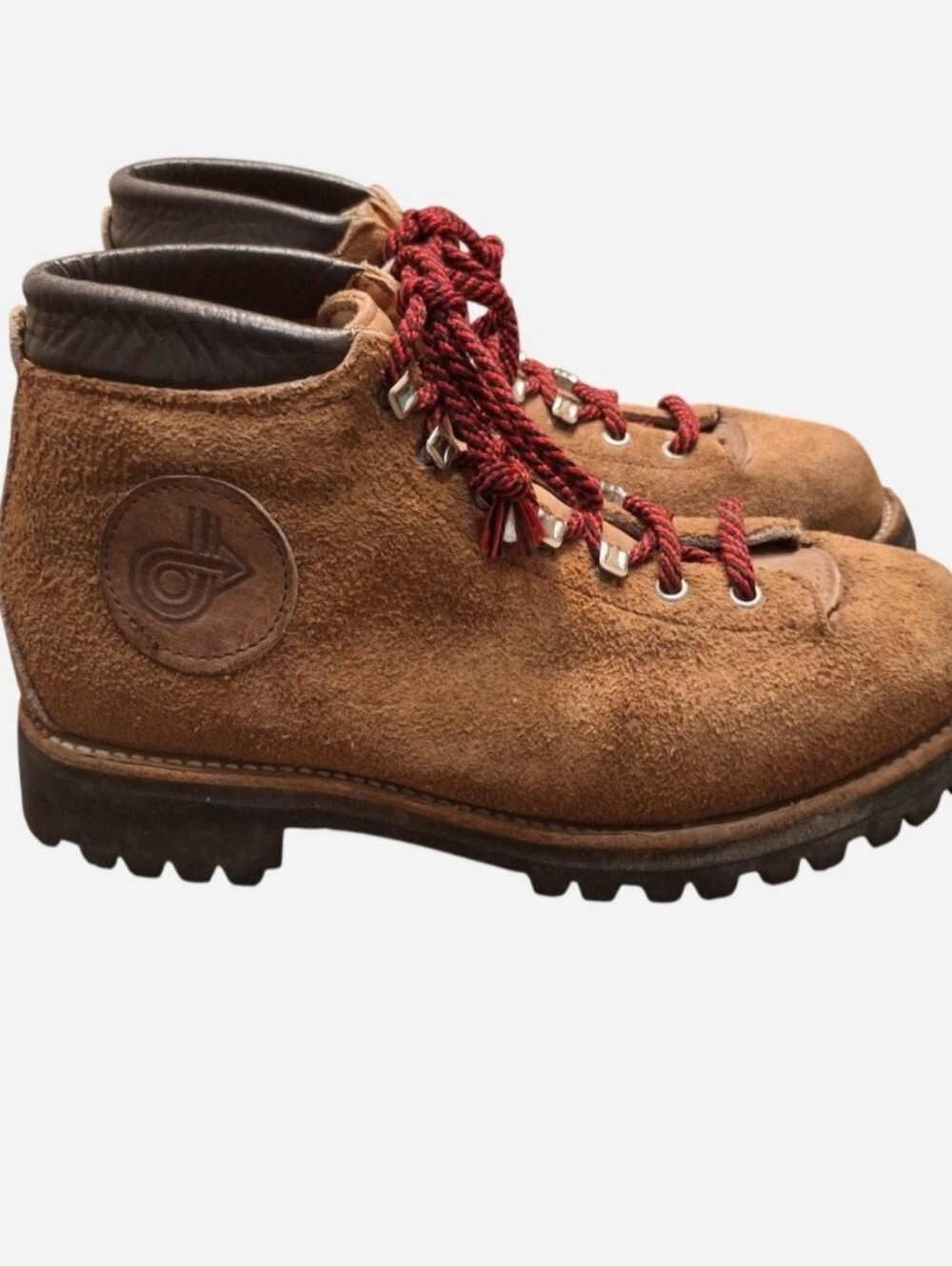 Dexter Unisex Brown Suede Hiking Boots with Red Laces